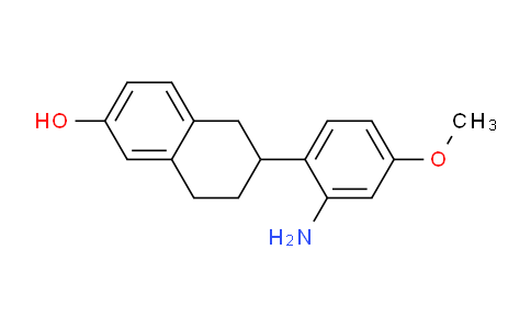 CAS No. 722520-36-7, 6-(2-Amino-4-methoxyphenyl)-5,6,7,8-tetrahydronaphthalen-2-ol