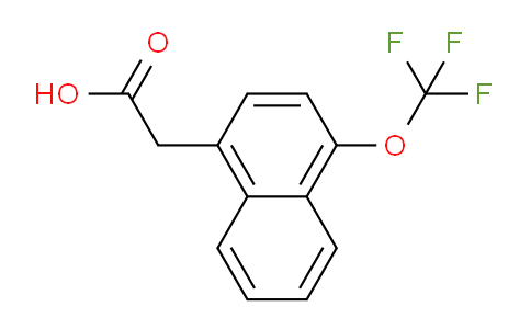 CAS No. 1261785-89-0, 1-(Trifluoromethoxy)naphthalene-4-acetic acid