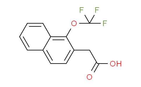 CAS No. 1261799-17-0, 1-(Trifluoromethoxy)naphthalene-2-acetic acid