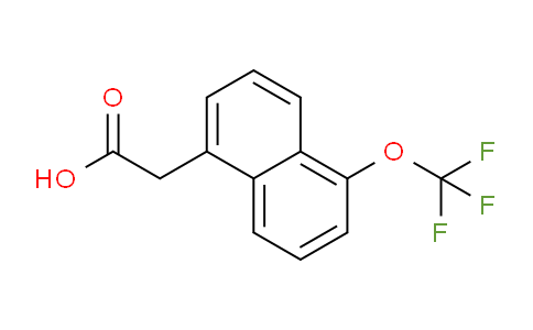 CAS No. 1261633-33-3, 1-(Trifluoromethoxy)naphthalene-5-acetic acid