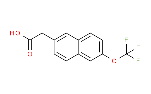 CAS No. 1261799-19-2, 2-(Trifluoromethoxy)naphthalene-6-acetic acid