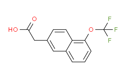 CAS No. 1261628-30-1, 1-(Trifluoromethoxy)naphthalene-6-acetic acid