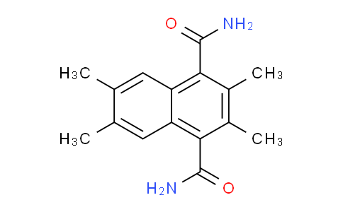 CAS No. 408539-51-5, 2,3,6,7-Tetramethylnaphthalene-1,4-dicarboxamide