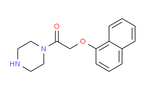 CAS No. 610802-14-7, 2-(Naphthalen-1-yloxy)-1-(piperazin-1-yl)ethanone