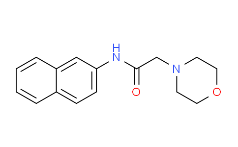 CAS No. 65446-71-1, 2-Morpholino-N-(naphthalen-2-yl)acetamide