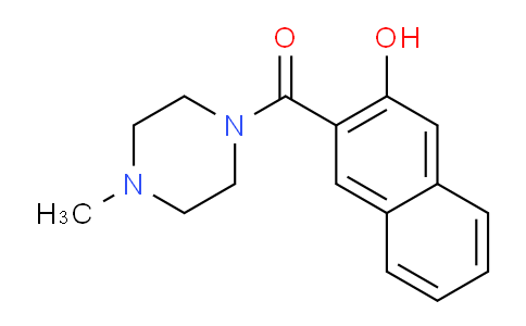 CAS No. 16236-13-8, (3-Hydroxynaphthalen-2-yl)(4-methylpiperazin-1-yl)methanone