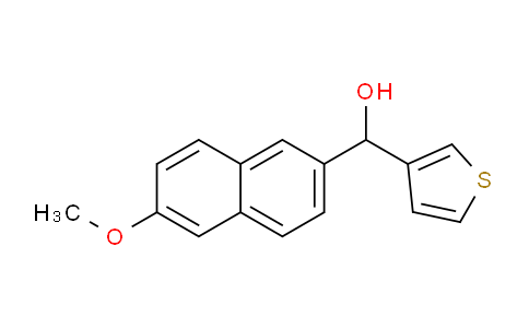 CAS No. 1443325-18-5, (6-Methoxynaphthalen-2-yl)(thiophen-3-yl)methanol