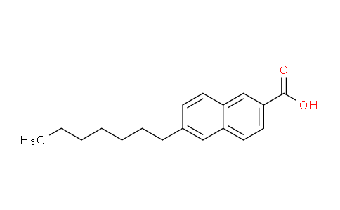 CAS No. 66473-01-6, 6-Heptyl-2-naphthoic acid