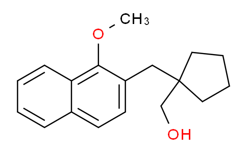 CAS No. 922165-48-8, (1-((1-Methoxynaphthalen-2-yl)methyl)cyclopentyl)methanol