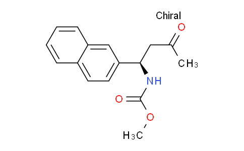 CAS No. 865086-38-0, (R)-Methyl (1-(naphthalen-2-yl)-3-oxobutyl)carbamate