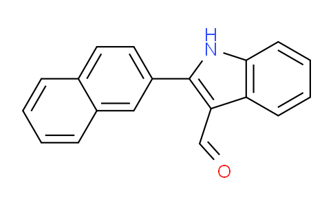 CAS No. 94210-62-5, 2-(Naphthalen-2-yl)-1H-indole-3-carbaldehyde