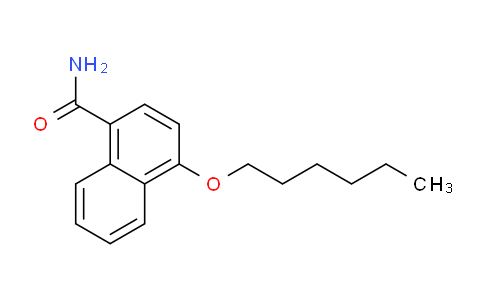 CAS No. 94071-18-8, 4-(Hexyloxy)-1-naphthamide