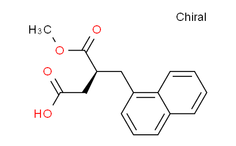 CAS No. 130693-96-8, (S)-4-Methoxy-3-(naphthalen-1-ylmethyl)-4-oxobutanoic acid
