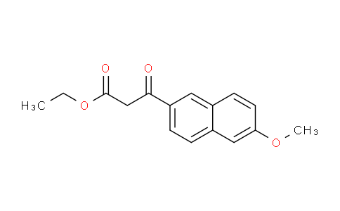 CAS No. 62550-56-5, Ethyl 3-(6-methoxynaphthalen-2-yl)-3-oxopropanoate
