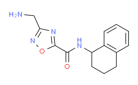 CAS No. 1119452-61-7, 3-(Aminomethyl)-N-(1,2,3,4-tetrahydronaphthalen-1-yl)-1,2,4-oxadiazole-5-carboxamide
