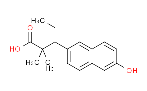 CAS No. 15372-37-9, 3-(6-Hydroxynaphthalen-2-yl)-2,2-dimethylpentanoic acid