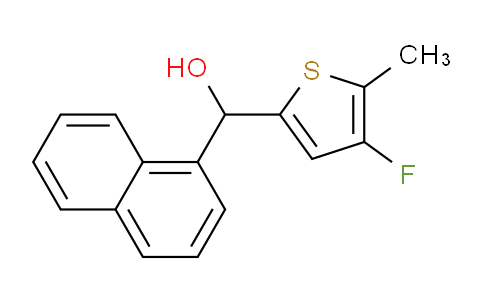 CAS No. 1443310-08-4, (4-Fluoro-5-methylthiophen-2-yl)(naphthalen-1-yl)methanol