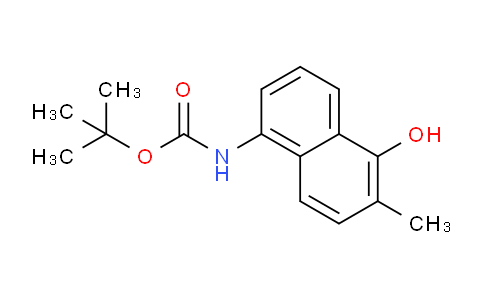 CAS No. 1660158-36-0, tert-Butyl (5-hydroxy-6-methylnaphthalen-1-yl)carbamate