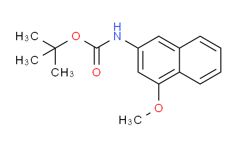 CAS No. 948825-24-9, tert-Butyl (4-methoxynaphthalen-2-yl)carbamate