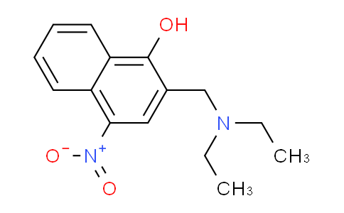 CAS No. 37812-85-4, 2-((Diethylamino)methyl)-4-nitronaphthalen-1-ol