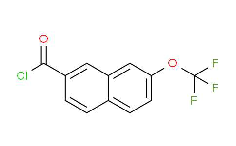CAS No. 1261492-82-3, 2-(Trifluoromethoxy)naphthalene-7-carbonyl chloride