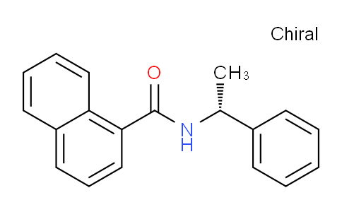 CAS No. 74841-43-3, (R)-N-(1-Phenylethyl)-1-naphthamide