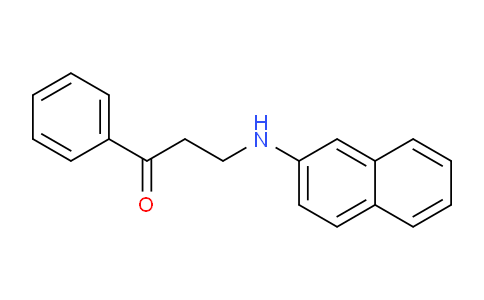 CAS No. 28707-21-3, 3-(Naphthalen-2-ylamino)-1-phenylpropan-1-one