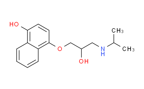 CAS No. 14299-58-2, 4-(2-Hydroxy-3-(isopropylamino)propoxy)naphthalen-1-ol