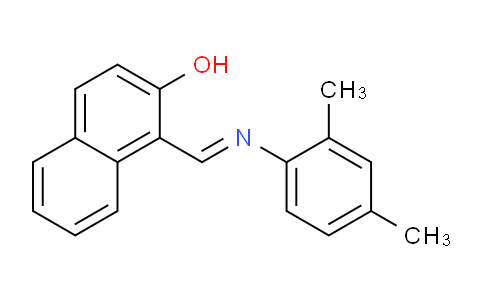 CAS No. 63623-47-2, 1-(((2,4-Dimethylphenyl)imino)methyl)naphthalen-2-ol