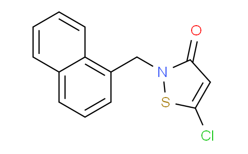 CAS No. 918107-51-4, 5-Chloro-2-(naphthalen-1-ylmethyl)isothiazol-3(2H)-one