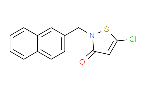 CAS No. 918107-64-9, 5-Chloro-2-(naphthalen-2-ylmethyl)isothiazol-3(2H)-one