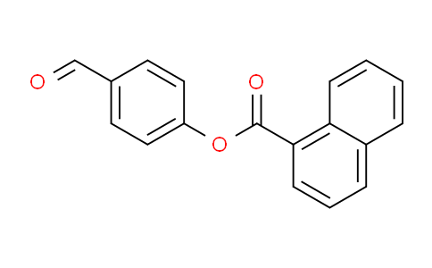 CAS No. 331253-68-0, 4-Formylphenyl 1-naphthoate
