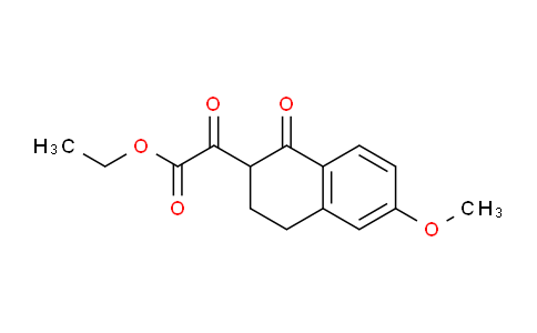 CAS No. 1146206-22-5, Ethyl 2-(6-methoxy-1-oxo-1,2,3,4-tetrahydronaphthalen-2-yl)-2-oxoacetate