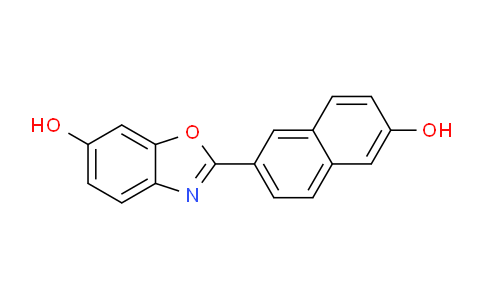 CAS No. 595566-71-5, 2-(6-Hydroxynaphthalen-2-yl)benzo[d]oxazol-6-ol