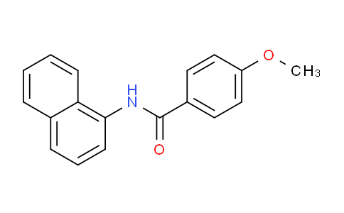 CAS No. 63295-63-6, 4-Methoxy-N-(naphthalen-1-yl)benzamide