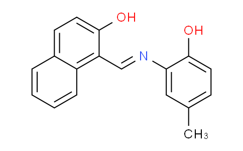 CAS No. 55041-54-8, 1-(((2-Hydroxy-5-methylphenyl)imino)methyl)naphthalen-2-ol