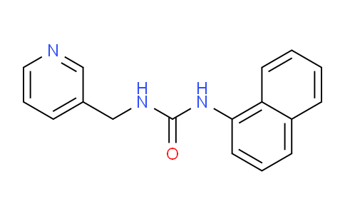 CAS No. 53102-03-7, 1-(Naphthalen-1-yl)-3-(pyridin-3-ylmethyl)urea
