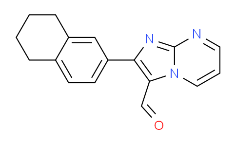 CAS No. 887360-54-5, 2-(5,6,7,8-Tetrahydronaphthalen-2-yl)imidazo[1,2-a]pyrimidine-3-carbaldehyde