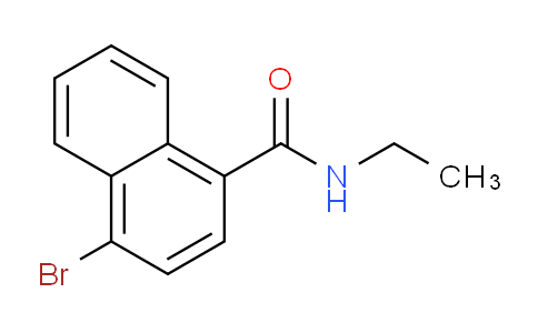 CAS No. 1381944-59-7, 4-Bromo-N-ethylnaphthalene-1-carboxamide