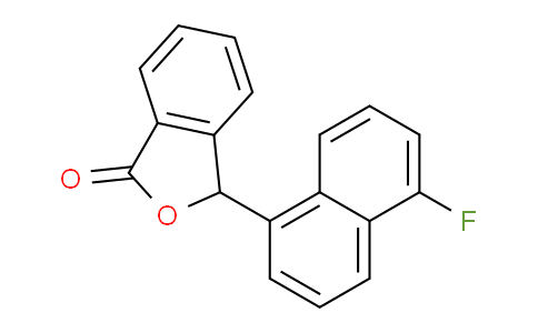CAS No. 107733-24-4, 3-(5-Fluoronaphthalen-1-yl)isobenzofuran-1(3H)-one