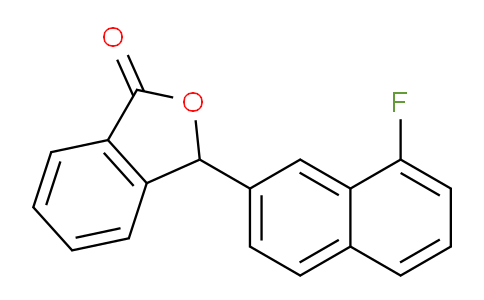 CAS No. 2965-42-6, 3-(8-Fluoronaphthalen-2-yl)isobenzofuran-1(3H)-one