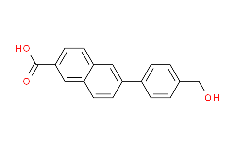 CAS No. 1365968-44-0, 6-(4-(Hydroxymethyl)phenyl)-2-naphthoic acid