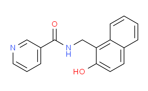 CAS No. 91026-38-9, N-((2-Hydroxynaphthalen-1-yl)methyl)nicotinamide