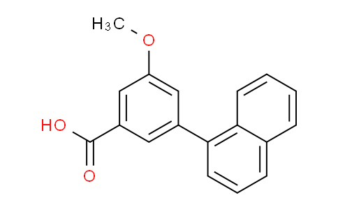 CAS No. 1261998-88-2, 3-Methoxy-5-(naphthalen-1-yl)benzoic acid