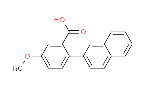 CAS No. 1179874-12-4, 5-Methoxy-2-(naphthalen-2-yl)benzoic acid