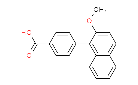 CAS No. 473264-23-2, 4-(2-Methoxynaphthalen-1-yl)benzoic acid