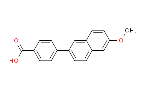 CAS No. 107430-57-9, 4-(6-Methoxynaphthalen-2-yl)benzoic acid