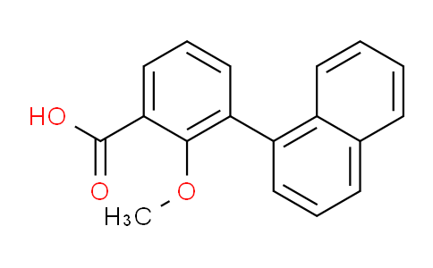 CAS No. 1261978-74-8, 2-Methoxy-3-(naphthalen-1-yl)benzoic acid