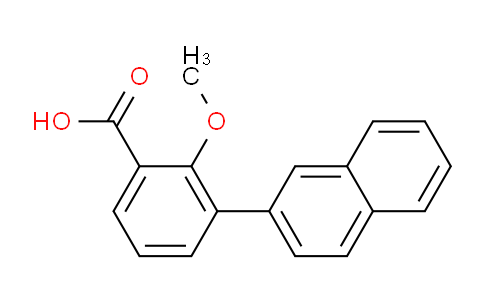 CAS No. 1261933-62-3, 2-Methoxy-3-(naphthalen-2-yl)benzoic acid