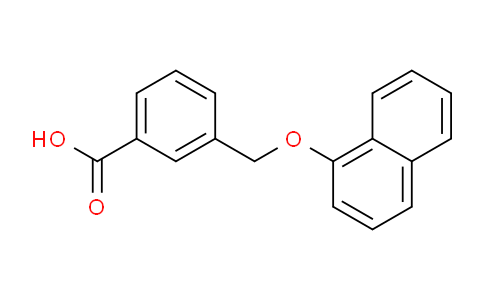 CAS No. 438465-54-4, 3-((Naphthalen-1-yloxy)methyl)benzoic acid